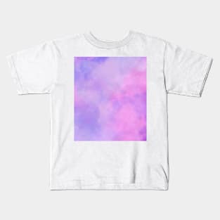 Purple and Pink Watercolor Kids T-Shirt